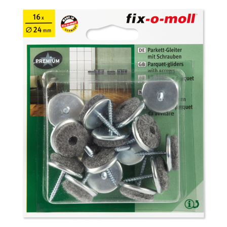 FIX-O-MOLL MØBELKNOTT ULLFI M/SKRUE 24MM A16