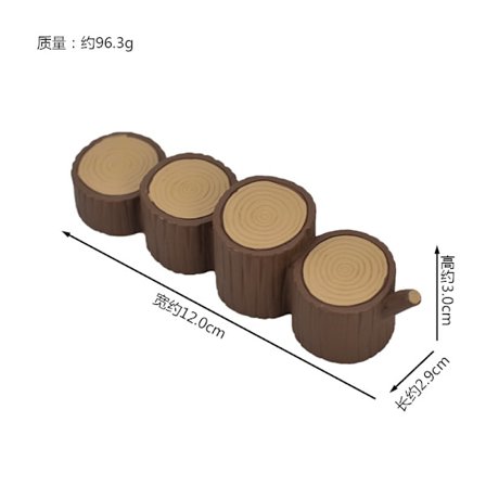 Fem minijulgranar klättrande kattdekoration kreativ mikro
