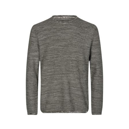 Minimum, Knit sweatshirt 2136 Grijs, Heren, Maat:M