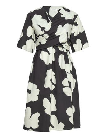 Dagrun Ulpu Dress Dresses Cocktail Dresses Musta Marimekko