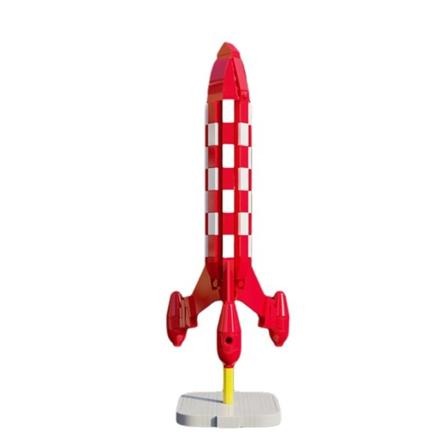 Moc Populär Anime The Adventures Of Tintin And Miloued Raket Modell Byggnadsblock Konstruktion Set