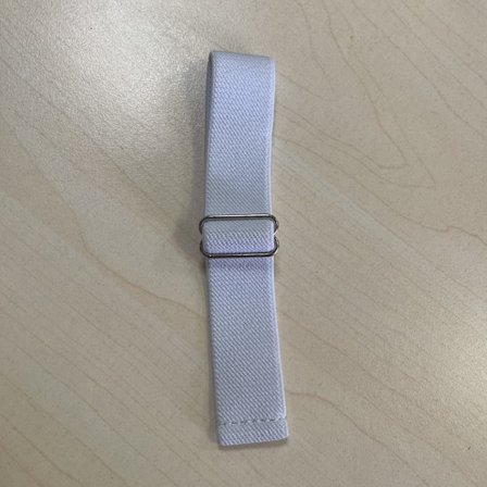 Klockarmband för Apple Watch iWatch 25mm bredd Nr. 9 vit