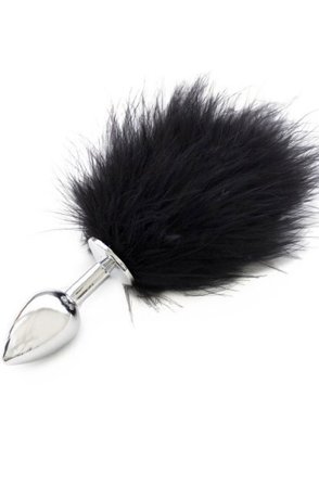 TOYZ4LOVERS Bunny Anal Plug Black Anaalitappi hännällä