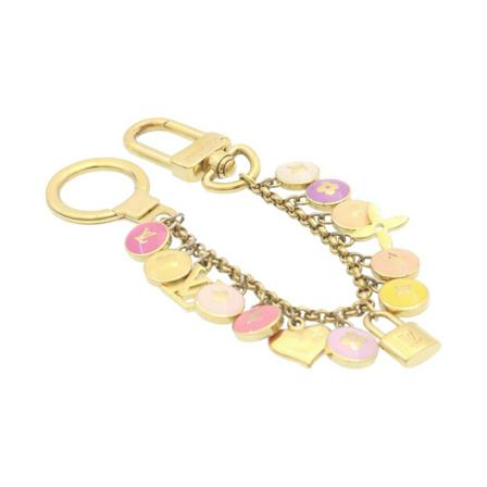 Louis Vuitton Vintage, Pre-owned Porte Cles Chainne Pastilles Geel, Dames, Maat:ONE Size
