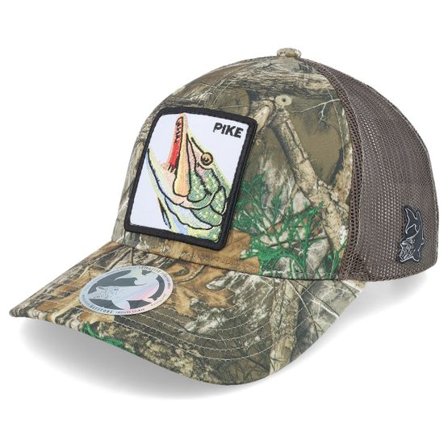 Skillfish - Camo trucker Keps - Pike Pro Fishing 112p Realtree Max-7/Buck Trucker @ Hatstore