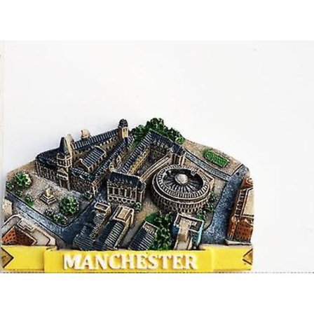 Kylmagnet Souvenirer Från Hela Storbritannien (Gamla Stan Manchester)