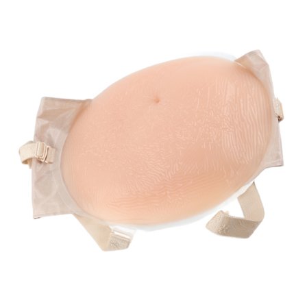 Silikone Falsk Graviditetsmave Livagtig Kunstig Falsk Mave Skuespiller Performance Fotografi Rekvisitter Hudfarve Forbedret Model 2-3 Måneder S