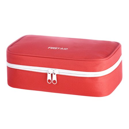 Tom førstehjelpsveske Reise nødveske Lett medisin oppbevaringsveske for hjemmekontor Bil utendørs Båt Camping Vandring