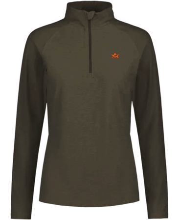 Alaska 1795 W's CoolDry Half-Zip Top Brown