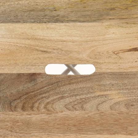 Vidaxl Barstolar 4 St Vit Massivt Mangoträ Vit
