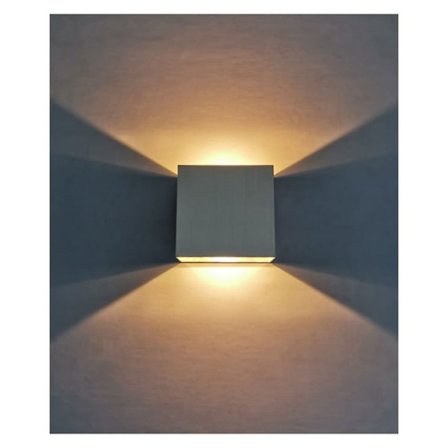 6W LED Væglampe Udendørs IP65 - Vandtæt, Justerbar Lysstråle Indendørs væglampe, Moderne design