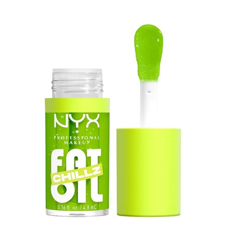 NYX PROFESSIONAL MAKEUP Fat Oil Chillz Lip Drip Lip Oil 19 Kiwi Freezie, Makeup, Læber, Lipgloss