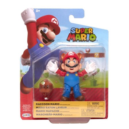 Super Mario Figur 10cm w45 Racoon Mario