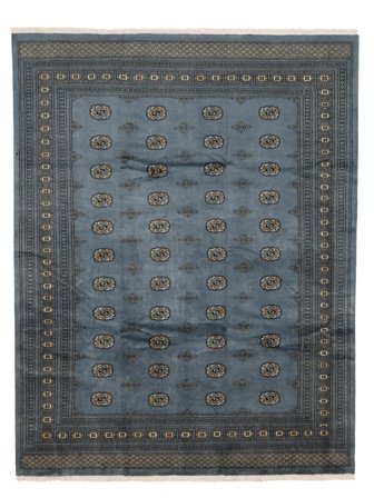 Oriental Pakistan Bokhara 2Ply Rug 245X315 Black/Dark Blue Wool, Pakistan