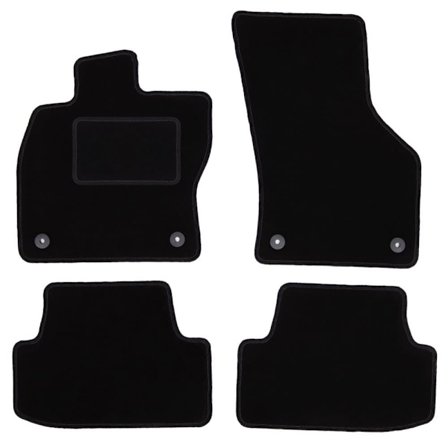 Svarta velourmattor för: Seat Arona crossover (2017-)_MGF