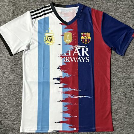 Barcelonan kotipaita kaudelle 2025-2026, faniversio, Argentiina Messi -mallisto