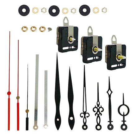 Tyst klocka rörelsemekanism Svart anpassad klocka Heminredningstillbehör