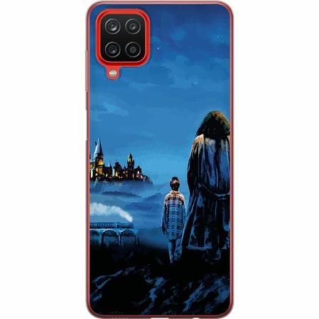 Samsung Galaxy A12 Genomskinligt Skal Harry Potter Hogwarts Le