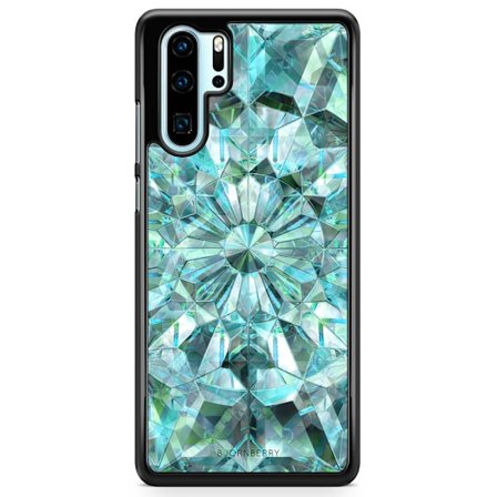 Bjornberry Hårdskal Huawei P30 Pro - Gröna Kristaller