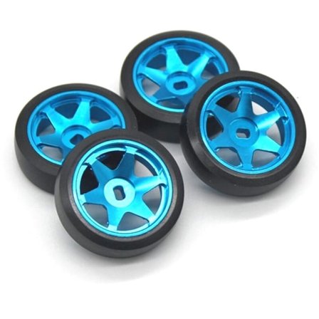 Metalhjul Fælge Hård Drift Dæk til 284131 K969 K989 P929 Mini-Z Mini-Q Mini-D 1/28 RC Bil Opgraderingsdele, 2