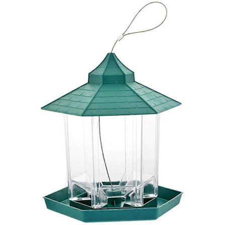 Lintulauta, riippuva ulkolintulauta lintujen ruoan säilyttämiseen