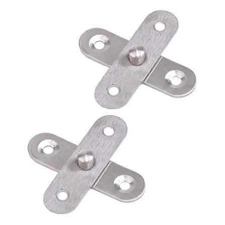 360 graders skjulte drejehængsler i rustfrit stål, efterårsslibende kerne kyllingnæbhængsel drejelig skabsdør spindel skabsdør spindel (10 stk) WHB