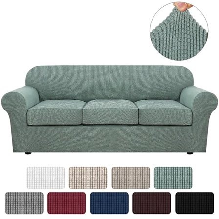 Stretch Vattentät Soffa Överdrag, 1 Del, Spandex, Jacquard Elastisk Soffa Överdrag Med Halkskyddsskum