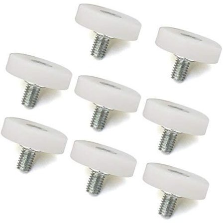 Nylon bærehjul (diameter 19mm) bærehjul med skrue sm