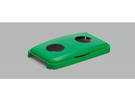 DURABLE Lock med 2 hål grön 60L - Lyreco - Städ och hygien - Avfallshantering och källsortering - Sortering och återvinning