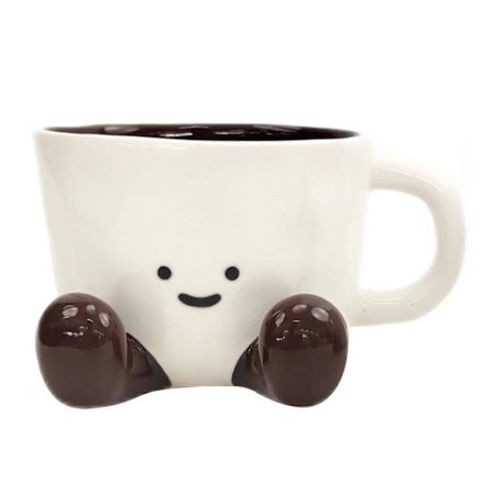 Sød Kaffekrus til Kvinder Piger, Keramisk Sjov Kaffekop Nyhed Unik Tekop med Håndtag Gave til Familie, Venner, Kolleger