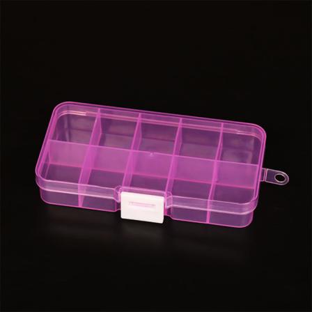 10 Grids Förvaringsbox Fack Behållare Smycken Örhänge Bead Displ