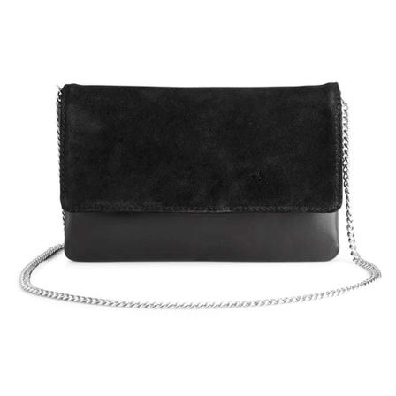 Markberg Clutch ArletteMBG Mix Sort, Dame Skuldertasker, Størrelse: ONE Size