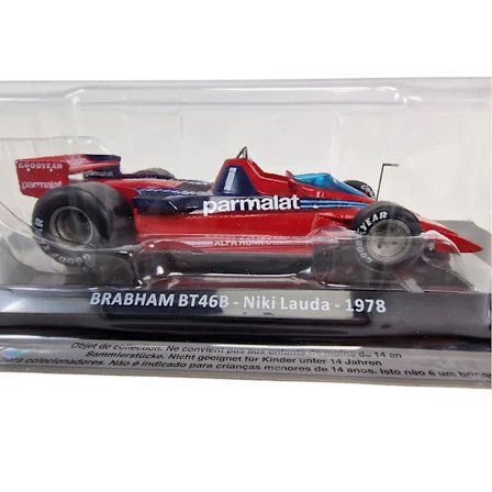Brabham BT46B Metallinen pienoismalli 1:24 mittakaavassa Punainen/Sininen Ex Mag