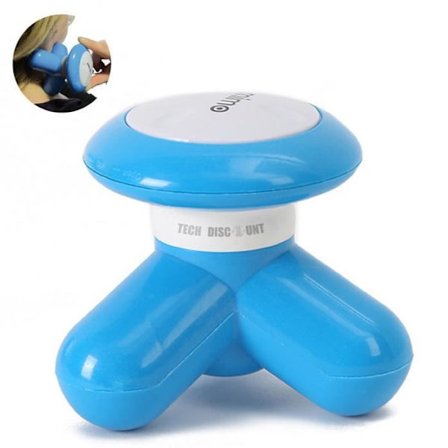 Massageapparat - TECH DISCOUNT - Mini - Avkoppling för Nacken - USB-uppladdningsbar - Kompakt