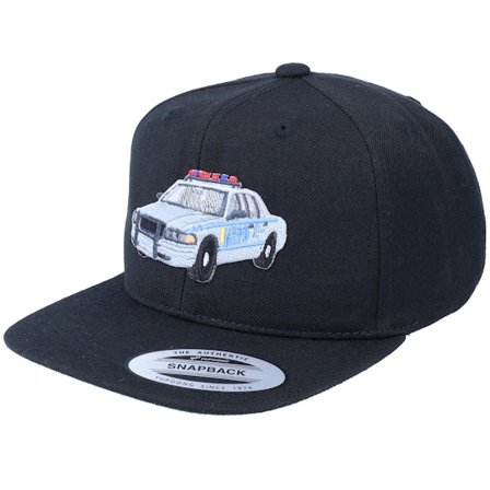 Kiddo Cap - Svart snapback Keps - Kids Ny Police Car Black Snapback @ Hatstore