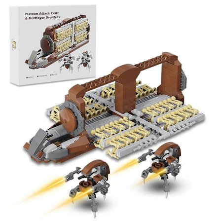 Star Wars Droid Carrier Byggset med 32 Stridsdroid Minifigurer