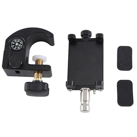 Tankopuristin kompassilla ja puhelinpidikkeellä, GPS, tiedonkeruulaitteelle Total Station