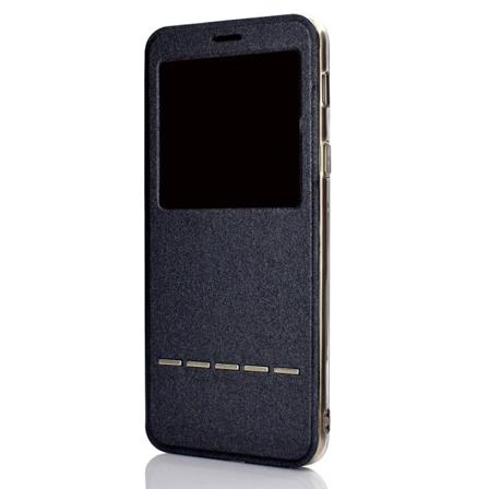 Samsung Galaxy J4 2018 - Deksel med svarfunksjon (LEMAN) Svart