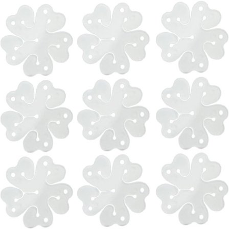 100 stk bærbare blomsterformede ballongklipsholdere for bryllup