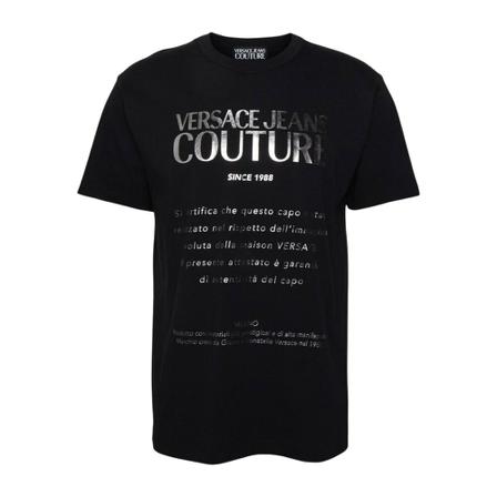 Versace Jeans Couture T-shirt Metallic Sort, Herre