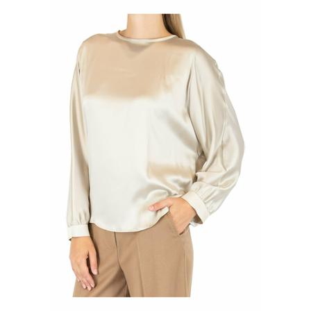 Max Mara Studio Blouse , Beige , Dames , Maat: M
