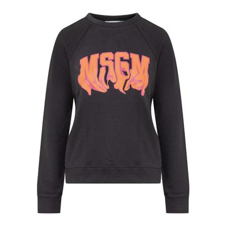 Msgm Sweatshirts Sort, Dame