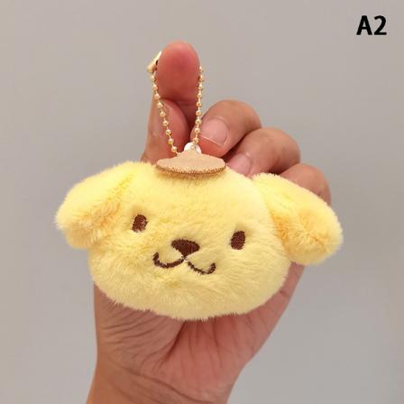 Tegneserie Sanrio plysj nøkkelring Doll Toys nøkkelringer Kuromi A2
