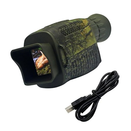 Night Vision Monocular 1,5-tums skärm Night Vision Scope IR-sensor med 36 MP multifunktions Night Vision-enhet
