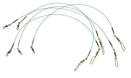 IFISH No-Twist ståltafs med säkerhetshake