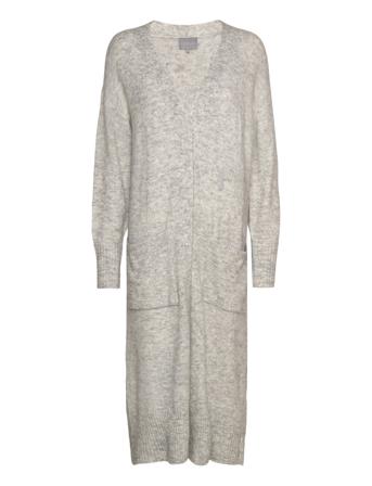 Cuzidsel Long Cardigan Stickad Tröja Cardigan Grå Culture