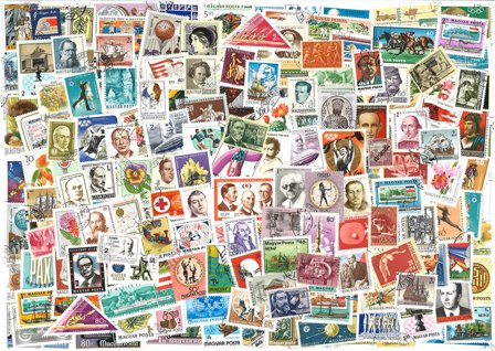 Ungarn - 1000 forskellige frimærker - Stemplet