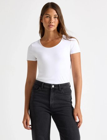 Lindex Top Amber - White - XL