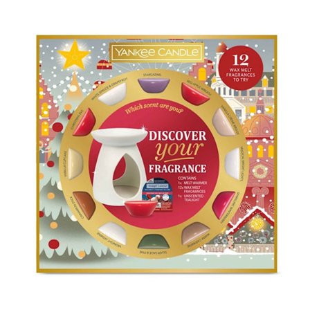 Yankee Candle Passport to the Holidays SET Aromalamp + Wax Melt 12x22g