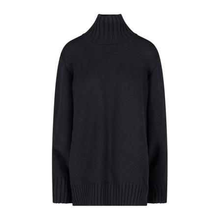 Jil Sander, Turtlenecks Zwart, Dames, Maat:L